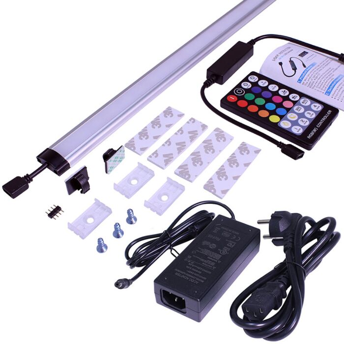 Kraftmeister RGB LED-Lampe Starter-Kit für Wandschrank