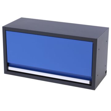 Kraftmeister Wandschrank mit LED Premium blau